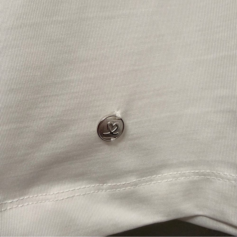 Daily Sports Sweden Quarter Zip Golf Top White Paisley Raglan Stretch XXL - Picture 8 of 9